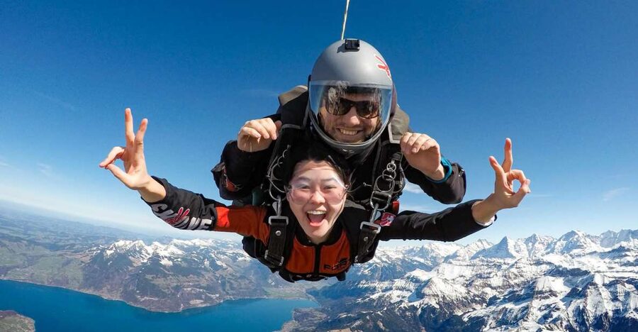 Interlaken: Airplane Skydiving over the Swiss Alps - Meeting Interlaken, Then Head to Reichenbach for the Plane Jump