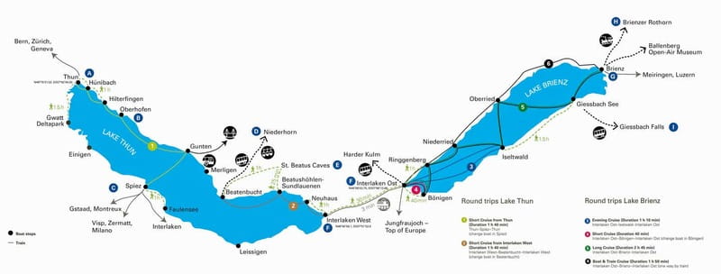 Interlaken: Boat Day Pass on Lake Thun and Lake Brienz - Timing Tips for Spring and Autumn: When Boats Are Fewer