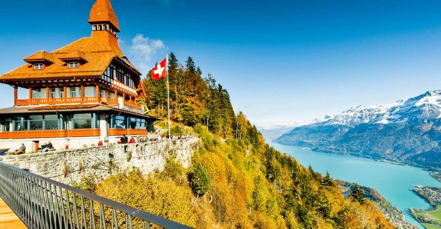 Interlaken: Funicular Ticket to Harder Kulm - Getting to Interlaken Harderbahn, then onto the funicular