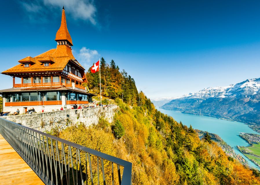 Interlaken: Funicular Ticket to Harder Kulm - Harder Kulm at 1,322 m: viewpoints, the viewing platform, and the glass-bottom thrill