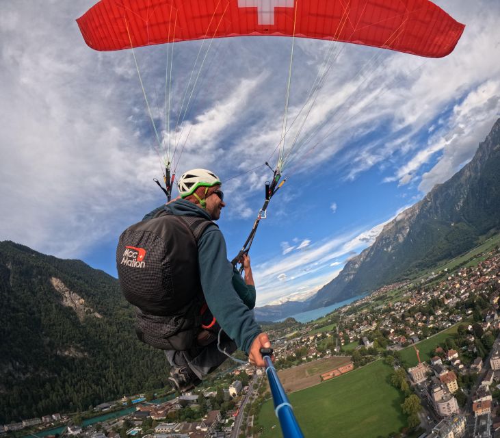 Interlaken: Paragliding Tandem High Flight - Eiger, Mönch, and Jungfrau views you can actually enjoy
