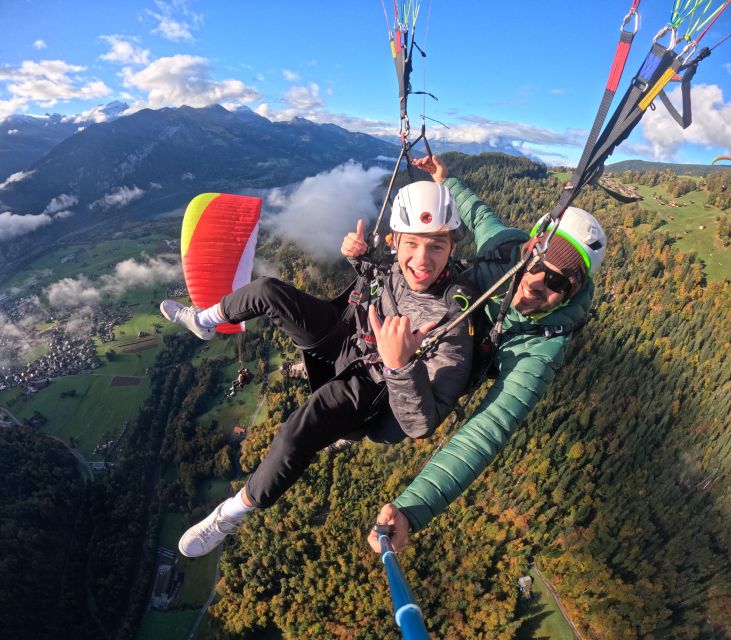 Interlaken: Paragliding Tandem High Flight - How the timing works: a 75-minute guided experience inside a 1-hour window