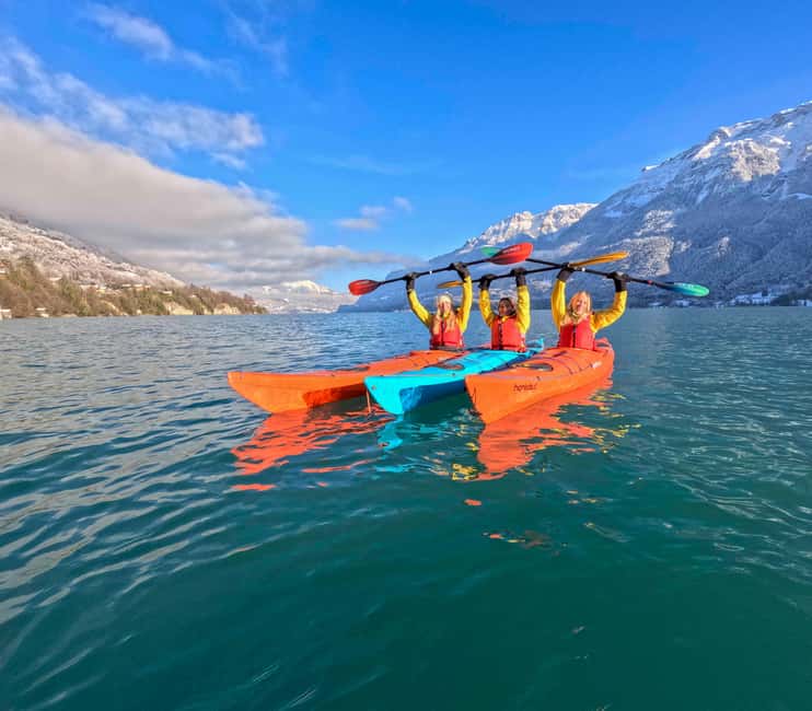 Interlaken: Small-Group Winter Kayak Tour on Lake Brienz - The start at Hightide Kayak School, and what the first 20 minutes feel like