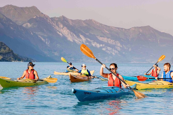 Kayak Tour of the Turquoise Lake Brienz - The route in plain English: Lake Brienz, Bönigen, and north-shore sights