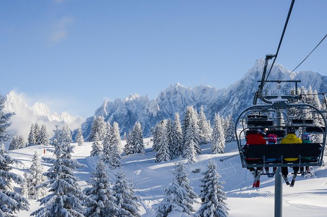 (KTG114) - Chamonix Skiing day from Geneva - Brevent Cable Car: South-Facing Riding and Roof-of-Europe Views