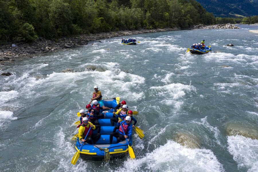 Laax, Flims, Ilanz: Vorderrhein Rafting (half day) - The Rhine Gorge Run: Team Paddling and Fun Rapids