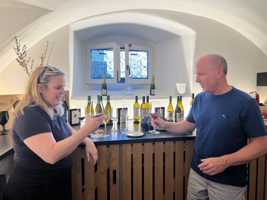 Lake Lucerne Region Wine Tasting - The tasting format: 7 wines, bread, water, and Swiss pairings