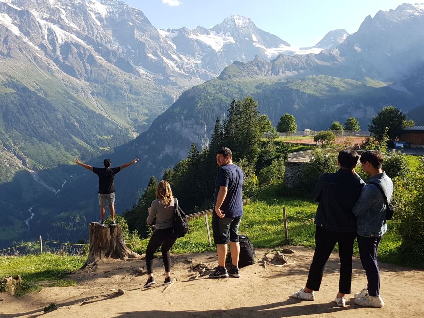 Lauterbrunnen and Mürren Small Group Day Trip - Mürren guided walk and viewpoint stops for Eiger, Mönch, Jungfrau