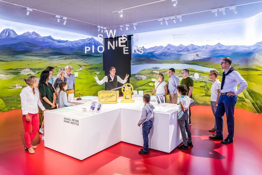 Lindt Home of Chocolate Museum Entry Ticket - The entrance hall fountain: your first big Zurich photo