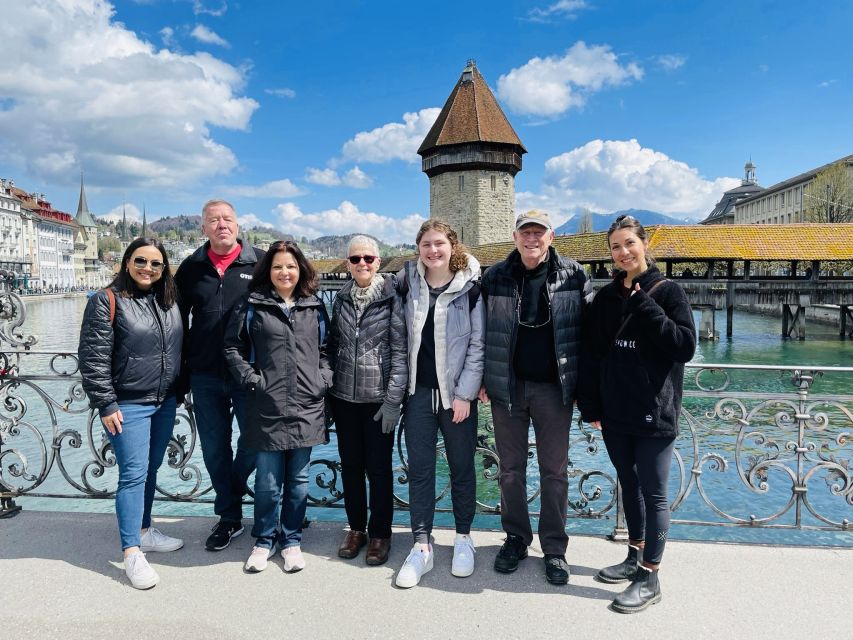 Lucerne CH Tour: Cheese, Chocolate, Chapel Bridge & Chateau - Lucerne Old Town on the Reuss River, Not Just Random Wandering