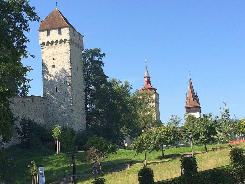 Lucerne: Classic City Walking Tour - Musegg Wall towers and the big idea of Swiss neutrality