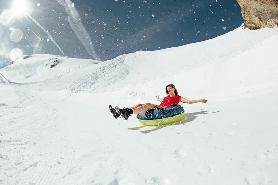 Lucerne: Mount Titlis Snowmobile Adventure - Titlis cable cars: Titlis Xpress first, Rotair if you add the upgrade