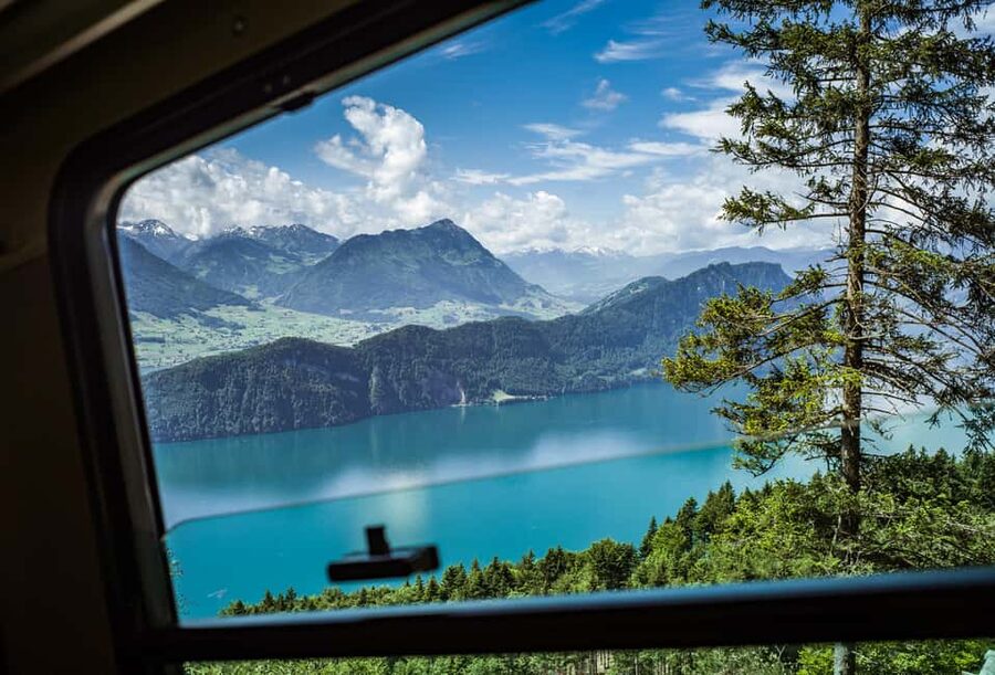 Lucerne: Mt Rigi Day Trip with Cruise, Cable Car, & Train - Lucerne to Weggis: the Albis Pass coach ride and lakeshore momentum