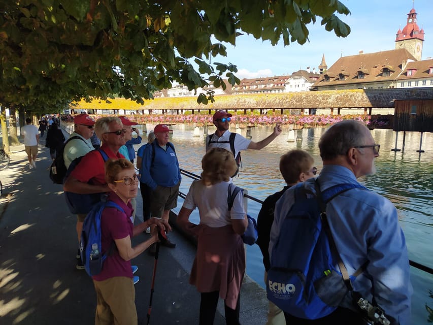 Lucerne: Private Walking Tour and Chocolate Tasting - Chapel Bridge, the Lion Monument, and Lake Lucerne, stop by stop