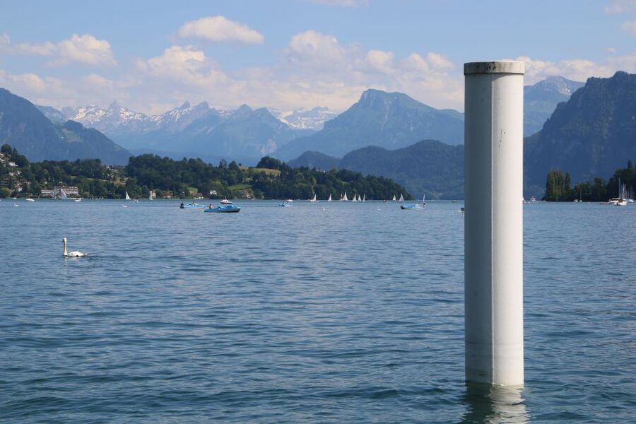 Lucerne: Private Walking Tour with a Local Guide - Spreuer Bridge and the lake edge, built for photos and questions