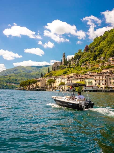 Lugano Lake: 2 hours Boat Rental - The boat rental model: you drive, staff explains