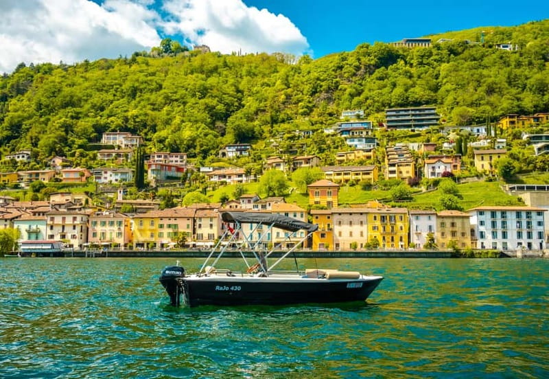 Lugano Lake: 3 hours Boat Rental - The no-license boat experience, plus a real safety intro