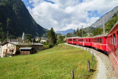 Milan to St. Moritz: Scenic Bernina Train Tour with Guide