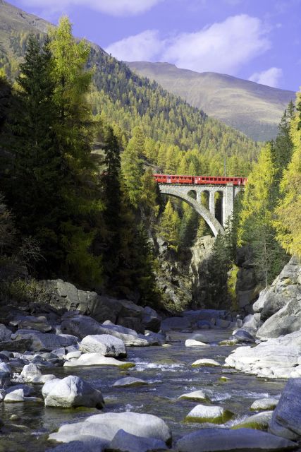 Milan to St. Moritz: Scenic Bernina Train Tour with Guide - Bernina Pass and the long middle stretch between highlights
