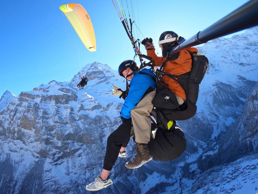 Mürren: Paragliding Panorama Tandem Flight Full Experience - The Birg to Stechelberg Route, Right in the Heart of Bernese Oberland