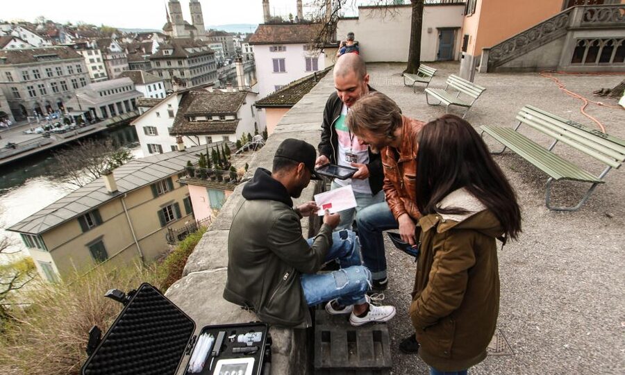 Outdoor Escape Game with Augmented Reality trough Zurich - Zurich Old Town, turned into a 2 hour quest