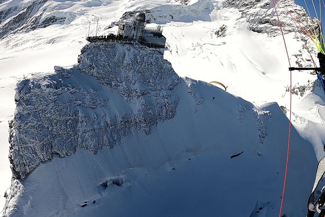 Paragliding Tandem in Switzerland - Landing, then the quiet relief of a smooth finish