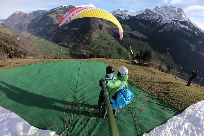 Paragliding Tandemflight Lucerne - Engelberg - Photos, videos, and the double airtime upgrade