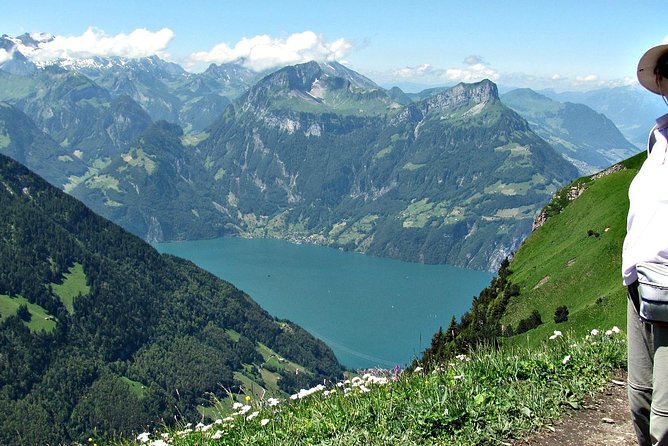 Peak to Peak Private Hiking Tour from Lucerne - Picnic lunch on the route, with wild hay context