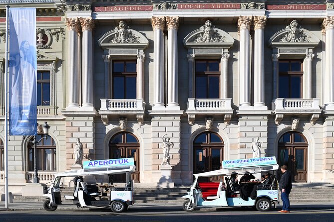 Private Guided Geneva 1 Hour TukTuk City Tour - Stop 4: Jet d’Eau, the 140-meter signature fountain