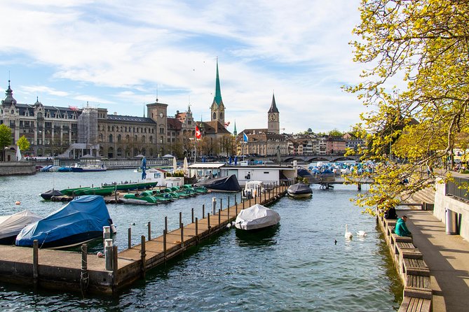Private Tour of Zurich in 60 minutes with a Local - A calm riverside church stop: monastic past meets elegant architecture