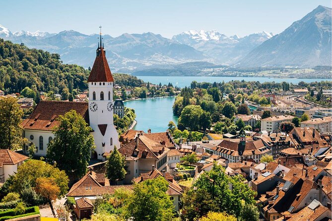 Private Tour to Swiss Capital, Castles & Lakes by Car from Zurich - Interlaken between two lakes, plus Hohematte Park and Harder Kulm