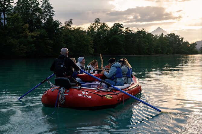 Raclette Rafting in Interlaken - What You Actually Eat: Raclette, Wine, Tea, and Warm Blankets