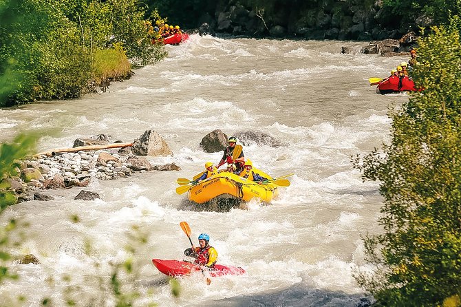 River Rafting Lütschine in Bernese Oberland - The Calm Finish at Lake Brienz, With Swim Time