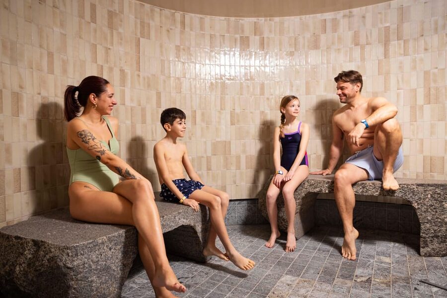 Rivera-Ticino: Splash e Spa Tamaro 4-Hour Waterpark Ticket - Family time at Splash e Spa Tamaro: playground energy and Hammam planning