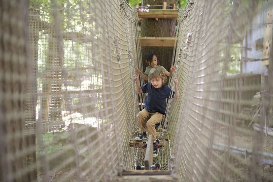 Rope Park Interlaken: Climbing Adventure with Entry Ticket - How many courses can you do? Height rules for kids and adults