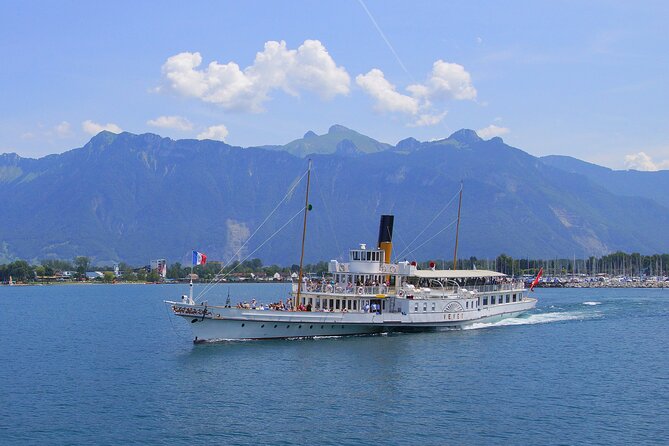 Round trip cruise from Vevey to Chillon - Boarding at Vevey-Marché1800, fast and simple
