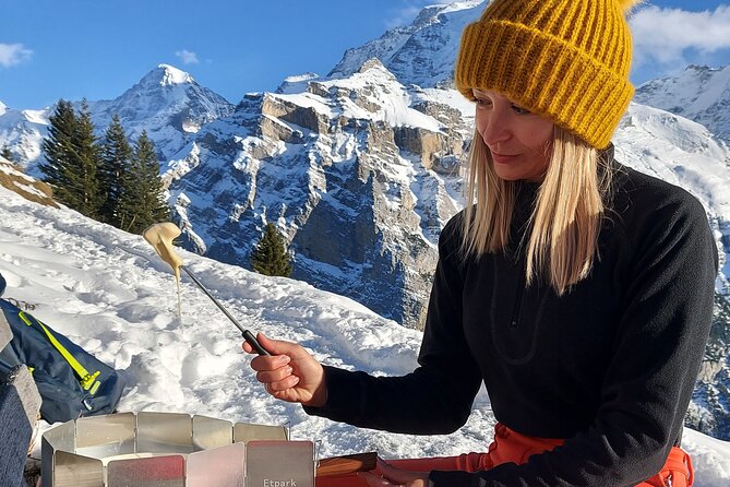 Sledding Cheese Fondue, Chocolate - The 3-Hour Flow, Chocolate to Holenstein