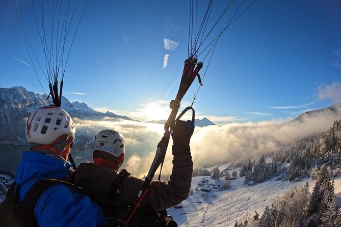 Tandem Paragliding in Interlaken - Stop 1: The Eiger From Above