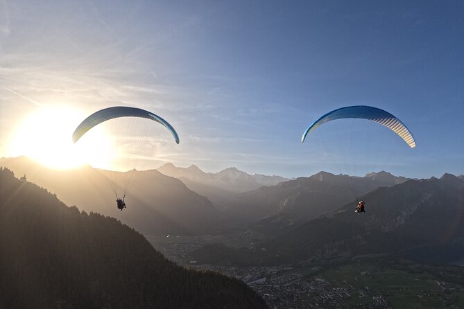 Tandem Paragliding in Interlaken - The On-Trip Timeline: about 1h15 Total