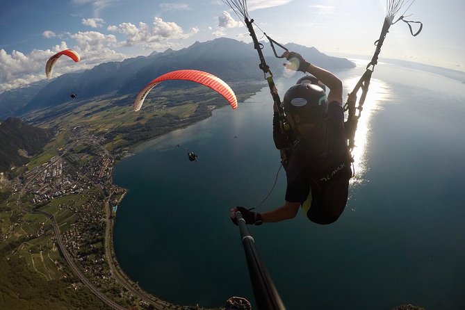 Tandy paragliding - The souvenir photo and video pack is a big part of the value