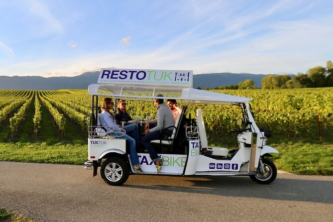 The Private Tuk Tuk Tour with one of The Best Fondues in Geneva! - Molard Tower: a political and economic heart, seen in passing