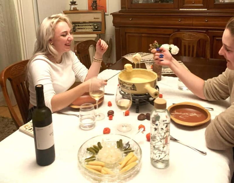 Traditional Swiss Dinner: Cheese Fondue, Appetizers/Dessert - Stepping into Canton Basel: the cozy setting that changes the whole meal