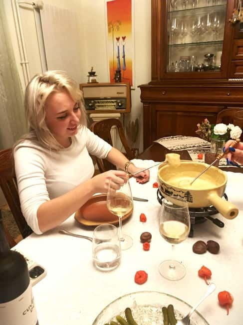 Traditional Swiss Dinner: Cheese Fondue, Appetizers/Dessert - Hands-on time and getting your hands dirty