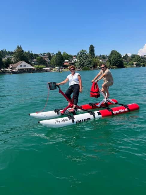 Waterbike on Lake Zurich - Why pedaling a Waterbike on Lake Zurich feels so different