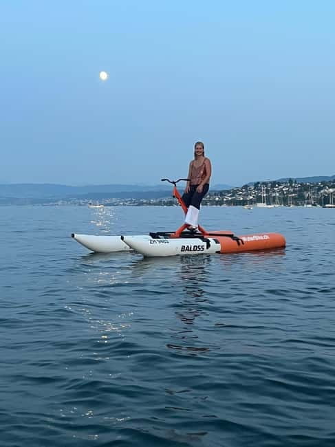 Waterbike on Lake Zurich - What a one hour ride on Lake Zurich actually feels like