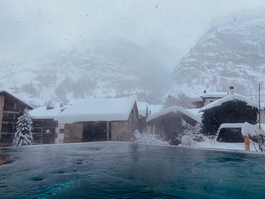 Zermatt: Private Night Spa - Your 2-hour timing window, 8:15pm to 10:15pm
