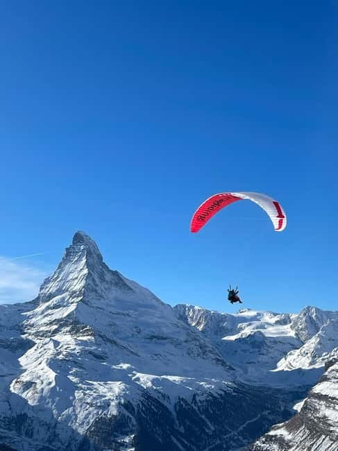 Zermatt: Tandem Paragliding Flight - Best Matterhorn Views - 25 minutes of air time with a certified tandem pilot