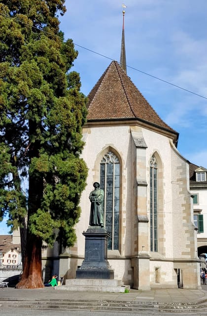 Zurich a journey through time, history and the Reformation - Lindenhof: the view that links Roman guard duty to Reformation debates