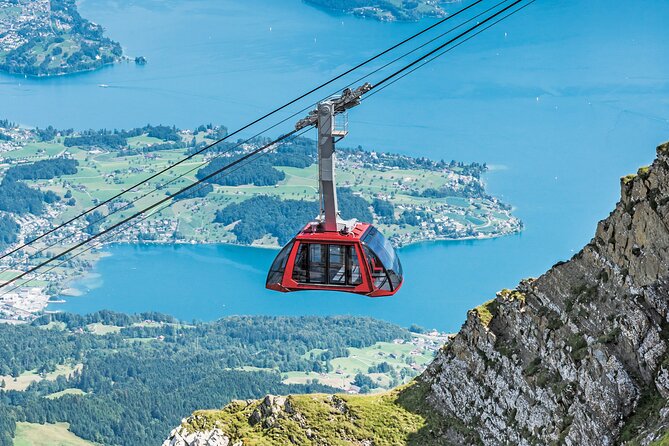Zurich: Adventure to Pilatus Gold and Silver tour and Lucerne - Gold versus Silver: how you come down changes everything