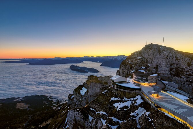 Zurich: Adventure to Pilatus Gold and Silver tour and Lucerne - Alpnachstad stop (Gold): the quick transition between mountain and lake